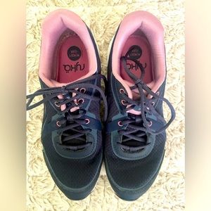 Ryka Womens Sky Walk Fit Navy Blaze Walking Shoes Size 7 Medium (B, M)